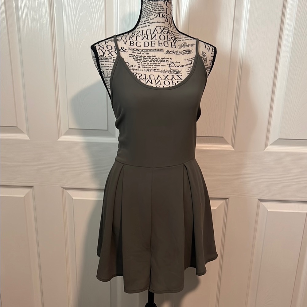 Charlotte Russe Halter Tie-Front Dress